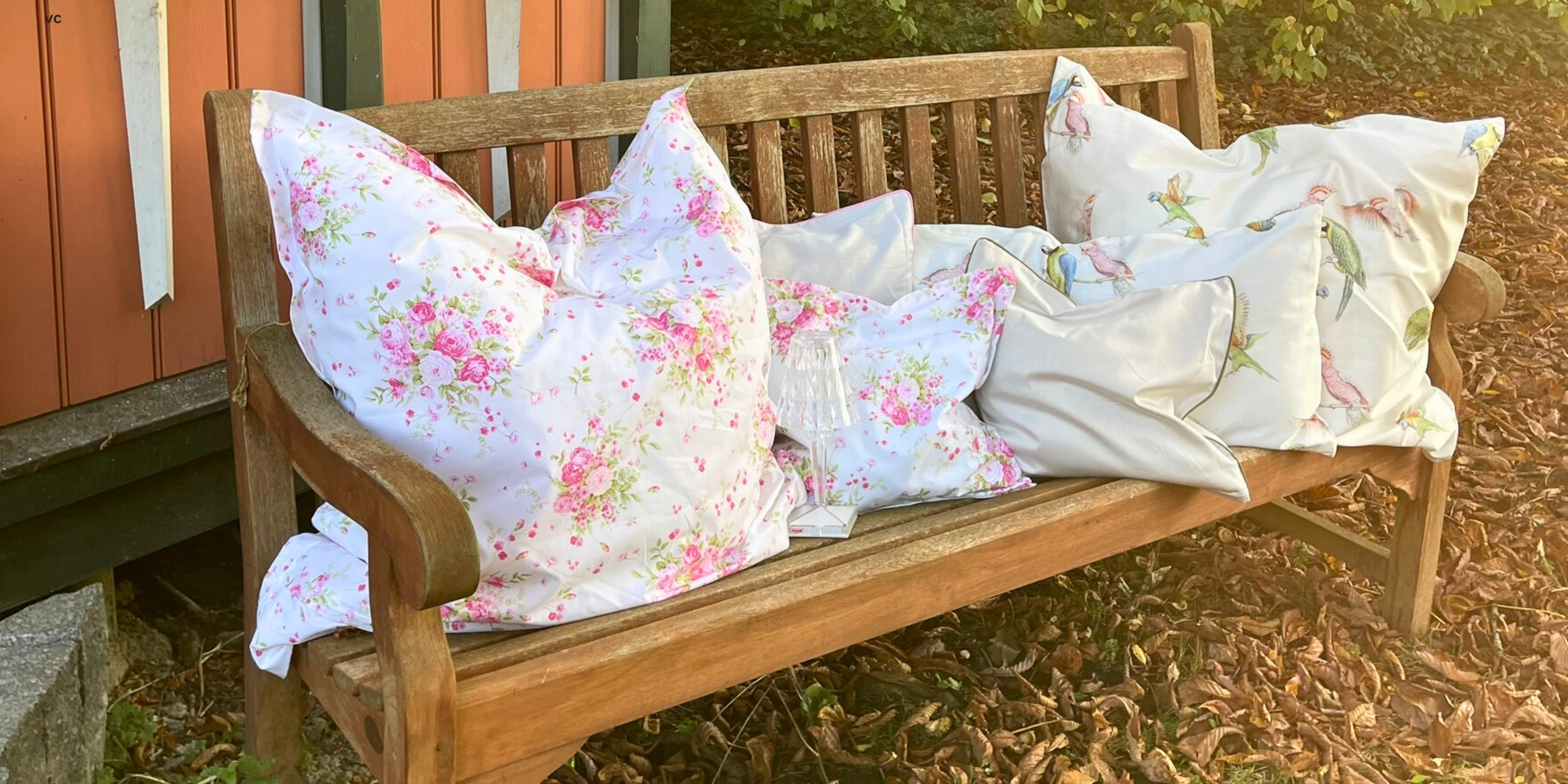 Dekokissen passend zur Mako-Satin Bettwäsche von LuxCocoon – harmonisch abgestimmt auf in Deutschland produzierte Designs