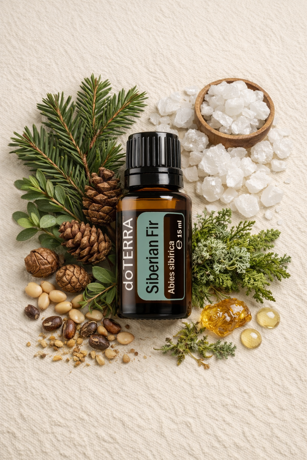 Siberian Fir ätherisches Öl mit Tannenzweigen – erdender Waldduft für entspannende Abendrituale