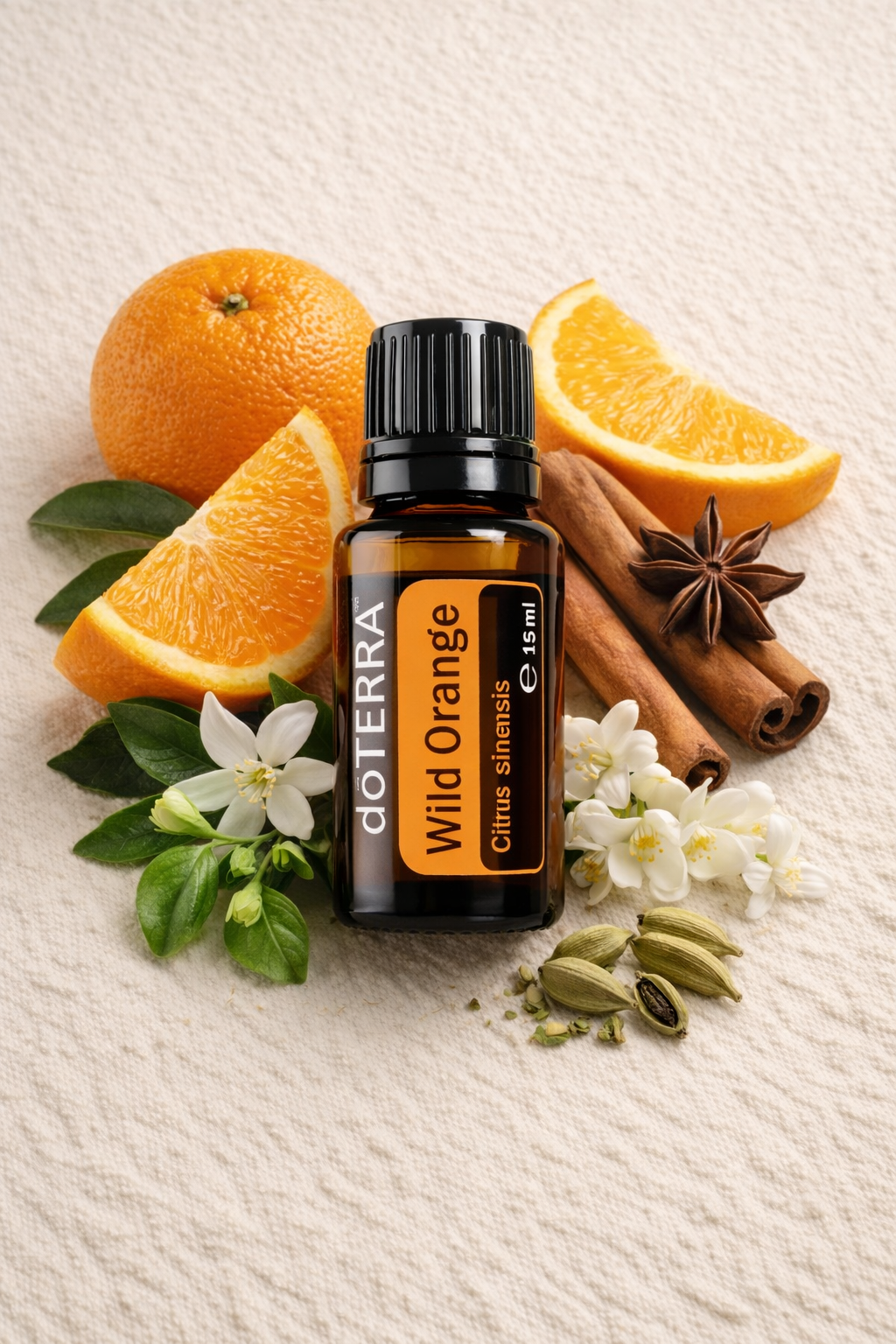 Ätherisches Wild Orange Öl mit fruchtigen Duftnoten – stimmungsaufhellende Aromatherapie für mehr Leichtigkeit