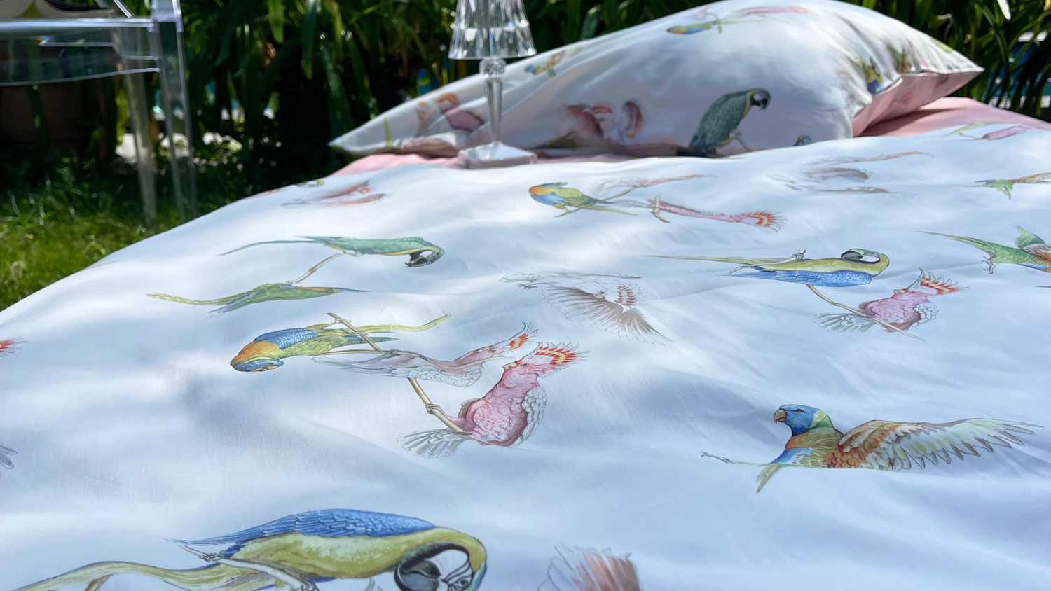 Mako Satin Bettwäsche mit glatter, seidig schimmernder Oberfläche aus hochwertiger Baumwolle