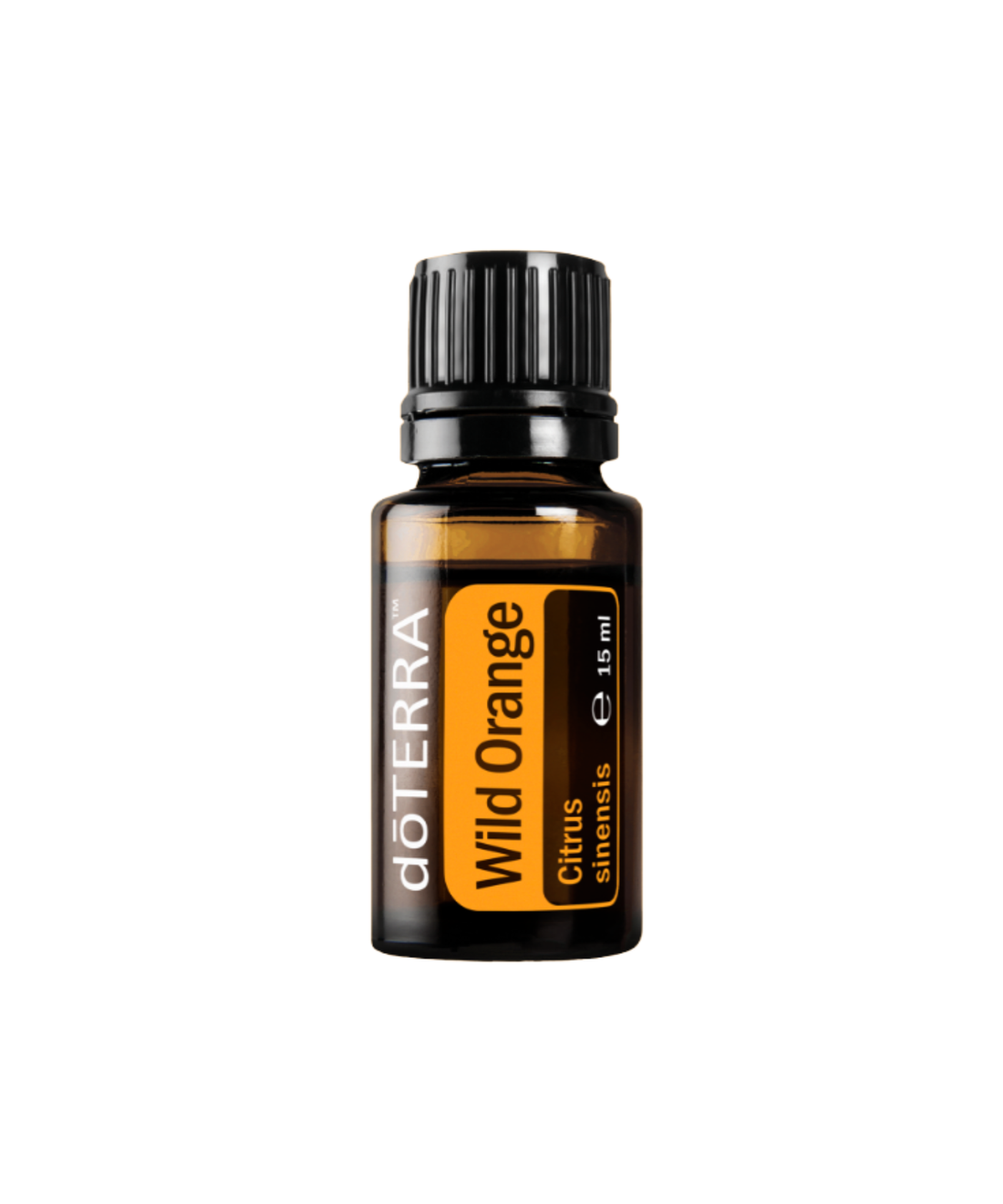 Freigestelltes Fläschchen Golden Hour – ätherisches Öl 15 ml von doTERRA auf hellem Hintergrund.