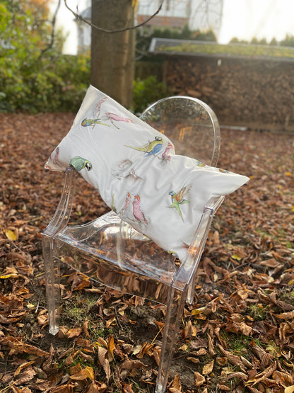 Papageienmotiv der Bettwäsche Exotische Vögel – exotisch &amp; elegant.
